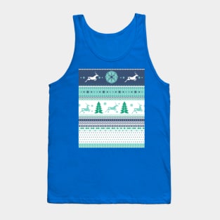 vintage festive reindeer Tank Top